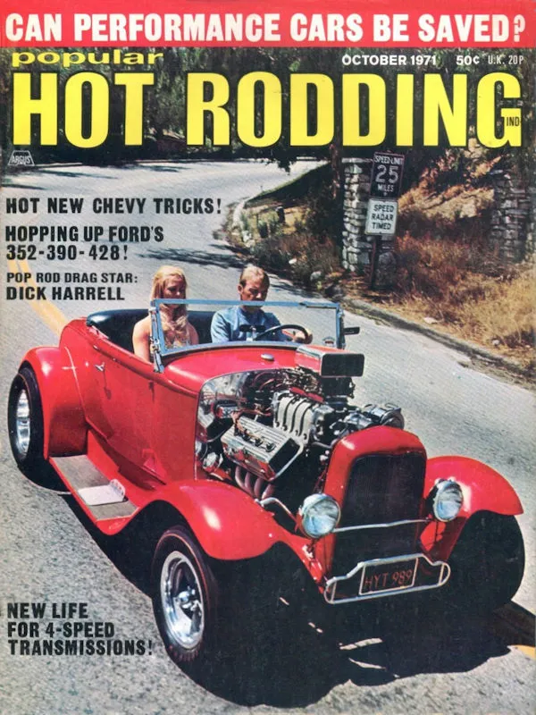 Popular Hot Rodding Oct October 1971 