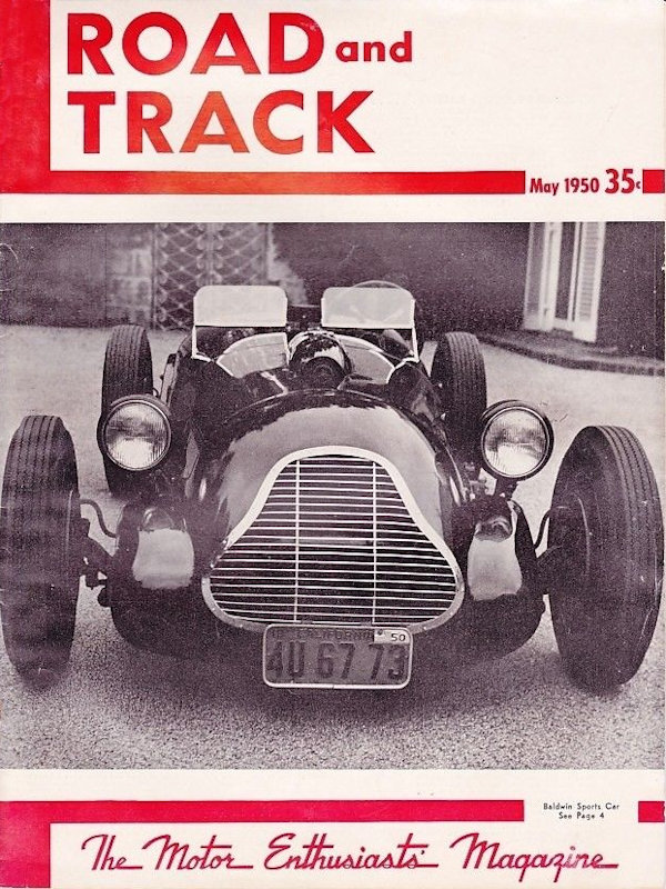 Road and Track May 1950 