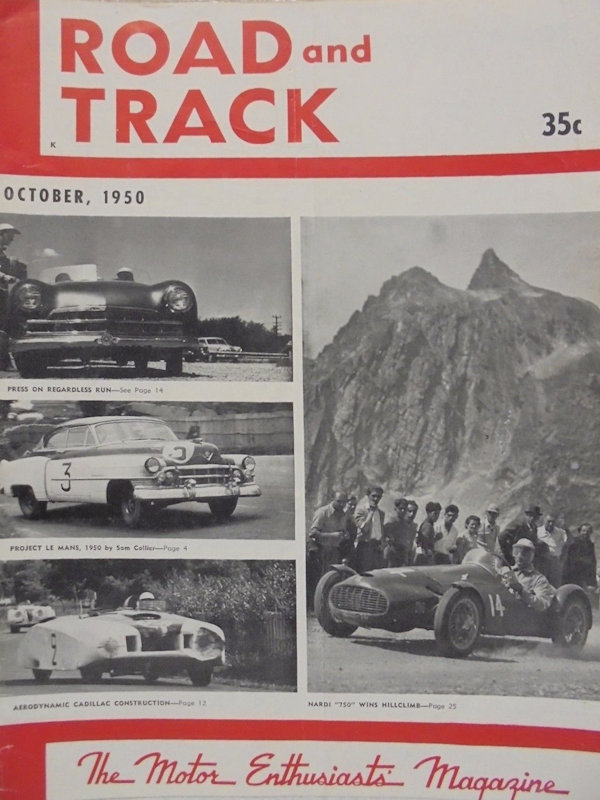 Road and Track Oct 1950 