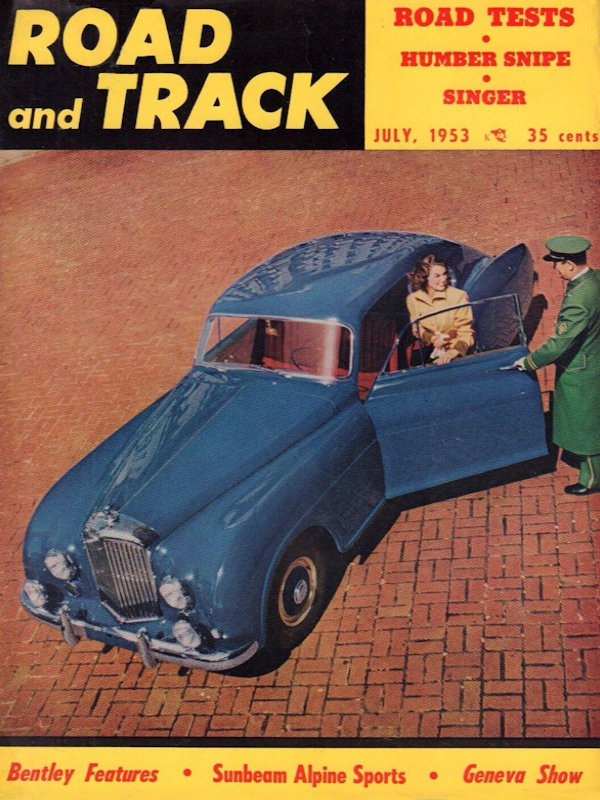 Road and Track July 1953 