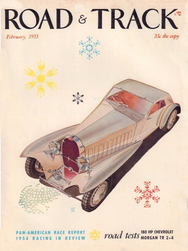 Road and Track Feb 1955 