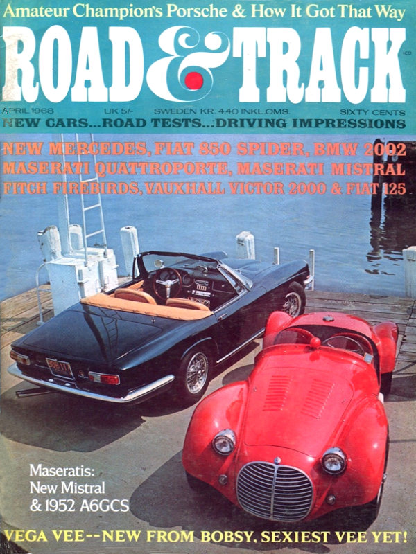 Road and Track Apr 1968 