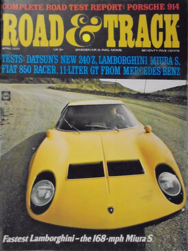Road and Track Apr 1970 