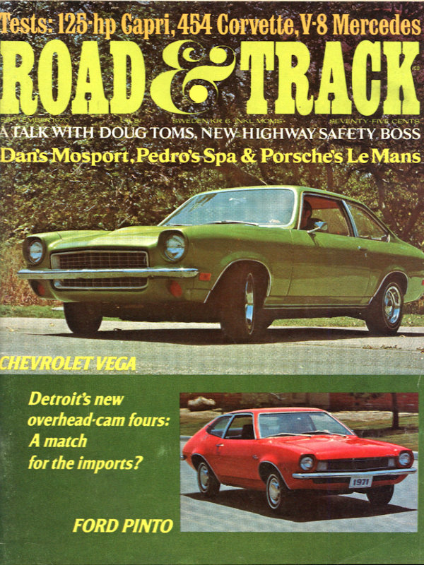 Road and Track Sept 1970 