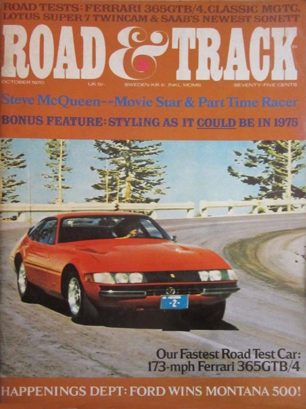 Road and Track Oct 1970 