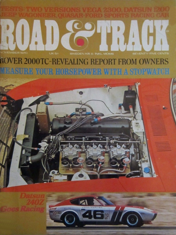 Road and Track Nov 1970 