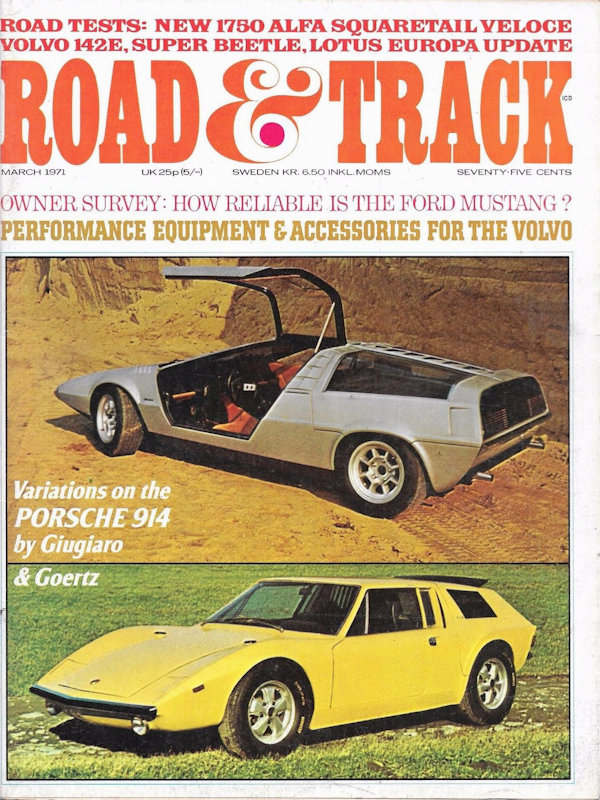 Road and Track Mar 1971 