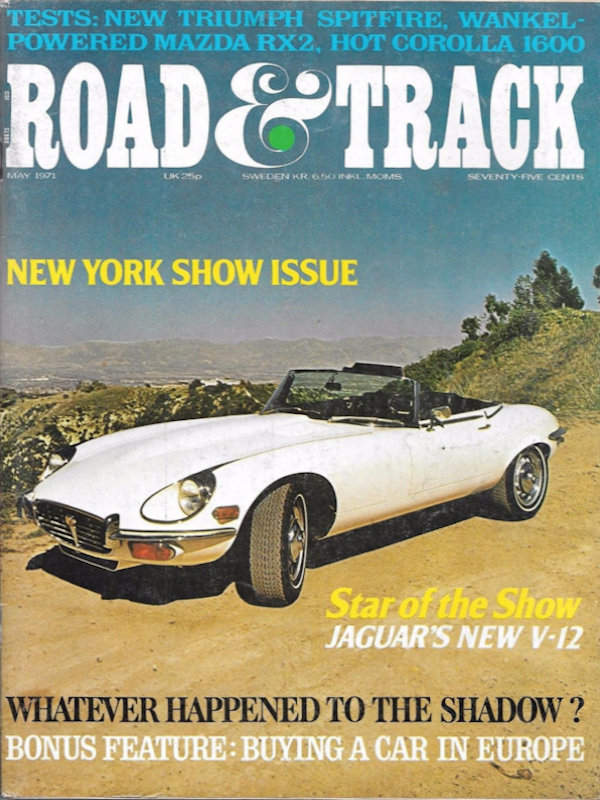 Road and Track May 1971 