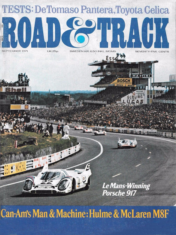 Road and Track Sept 1971 