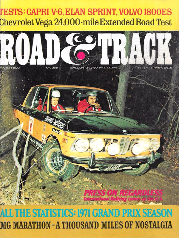 Road and Track Mar 1972 