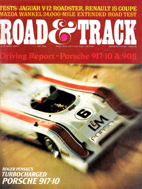 Road and Track Oct 1972 