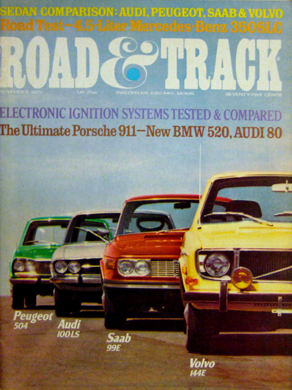 Road and Track Nov 1972 