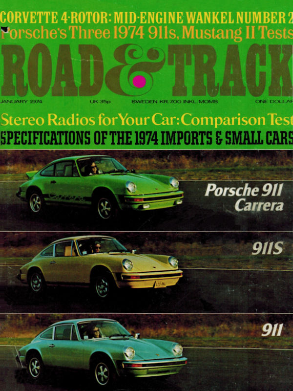 Road and Track Jan 1974 
