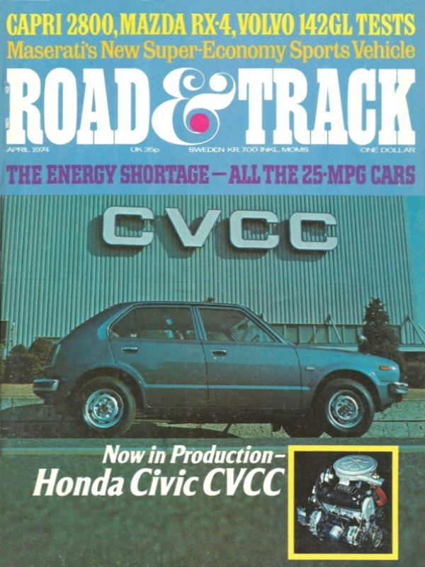 Road and Track Apr 1974 