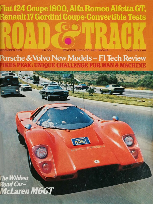 Road and Track Dec 1974 