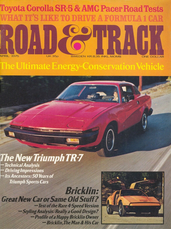 Road and Track Apr 1975 