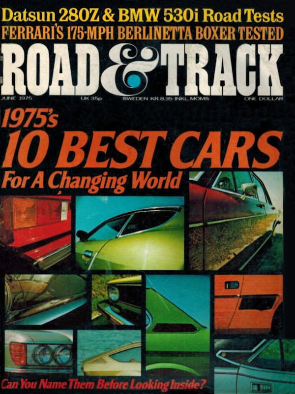 Road and Track June 1975 