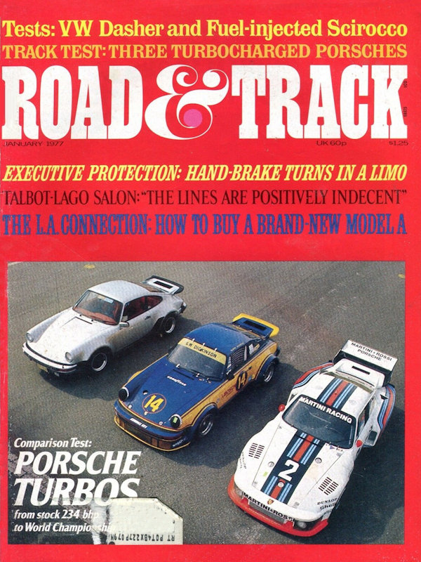 Road and Track Jan 1977 