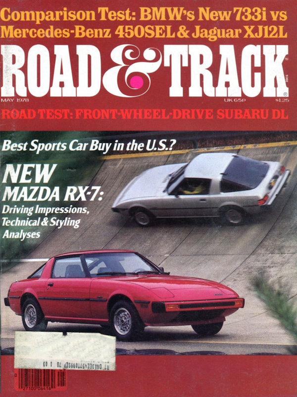 Road and Track May 1978 