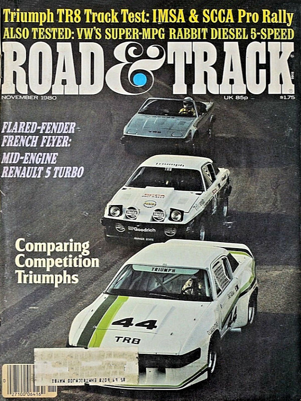 Road and Track Nov 1980 