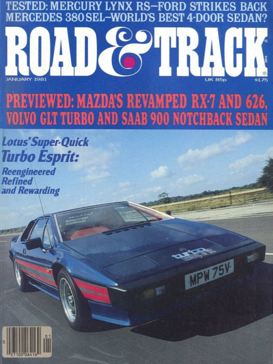 Road and Track Jan 1981 