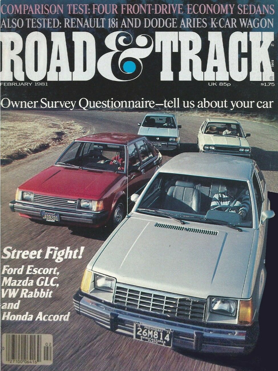 Road and Track Feb 1981 