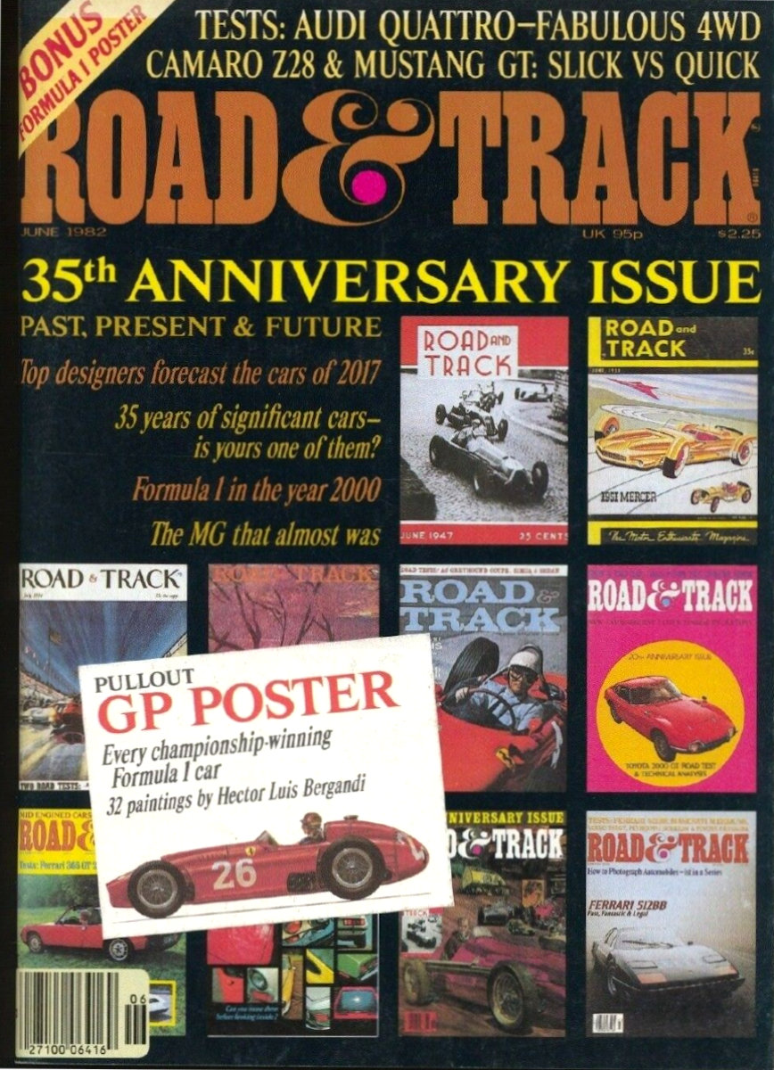 Road and Track June 1982 
