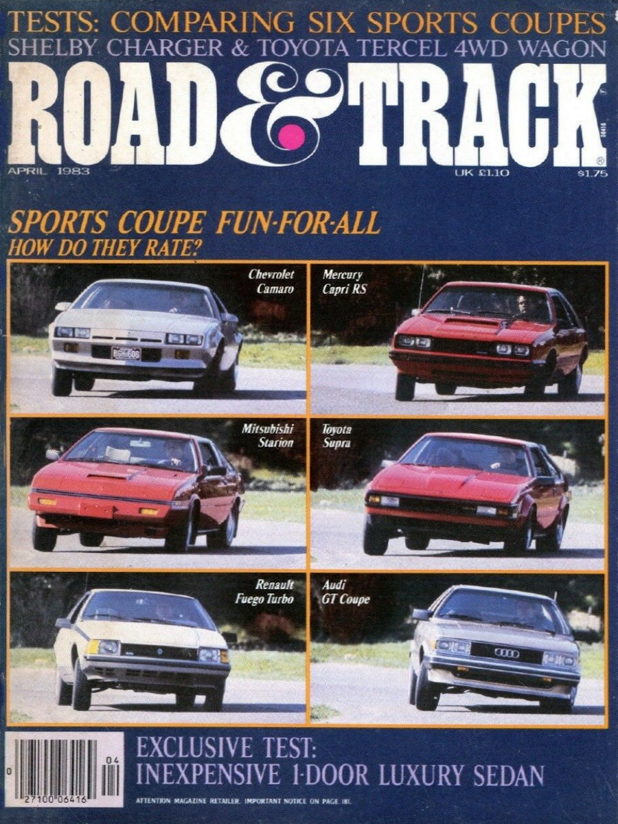 Road and Track Apr 1983 