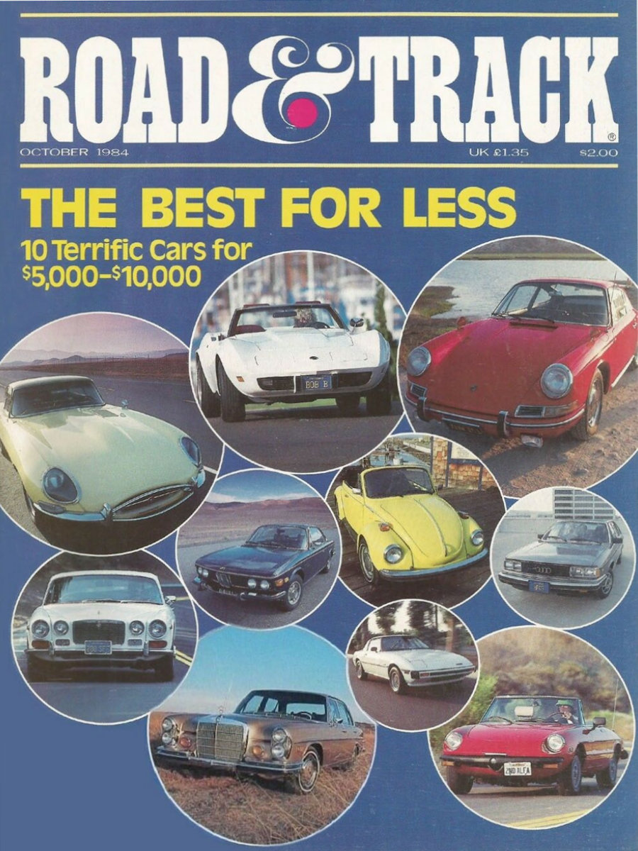Road and Track Oct 1984 