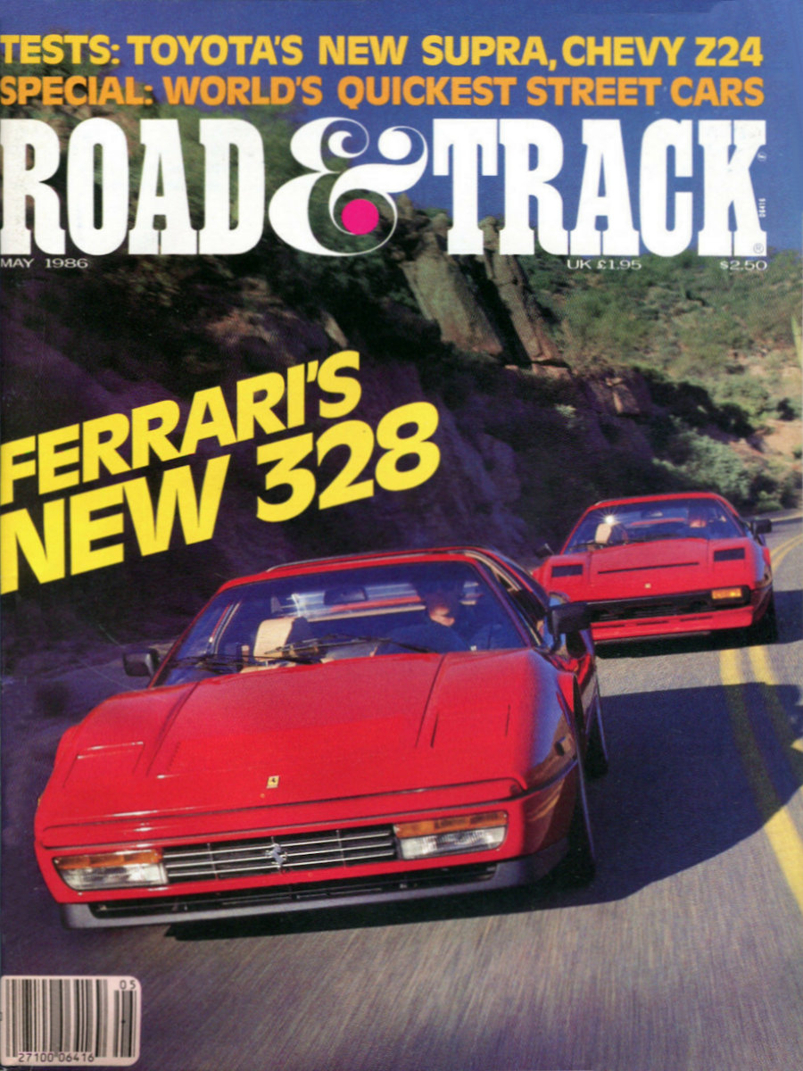 Road and Track May 1986 