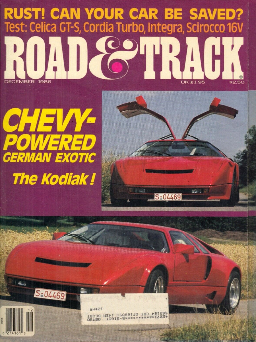 Road and Track Dec 1986 