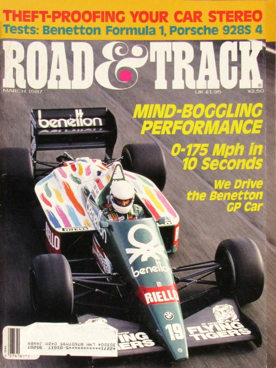 Road and Track Mar 1987 