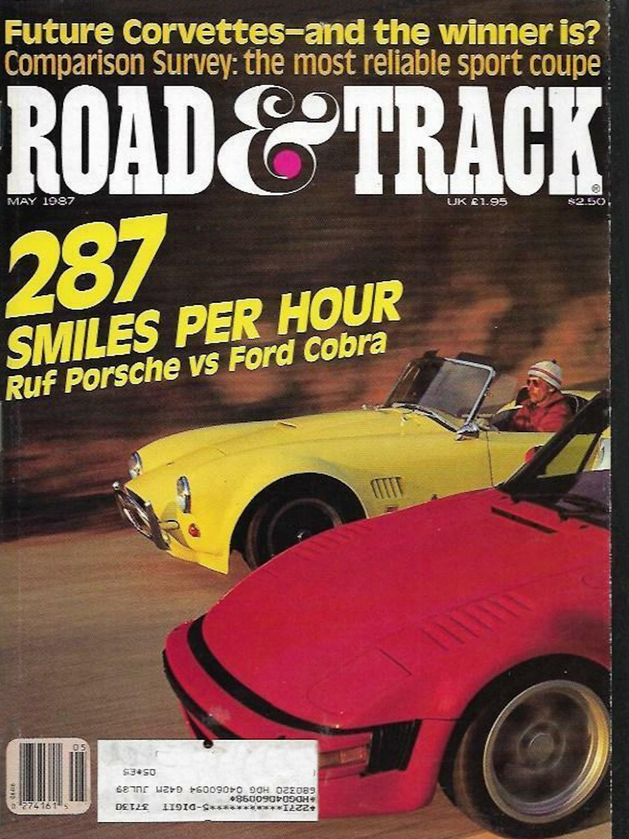 Road and Track May 1987 