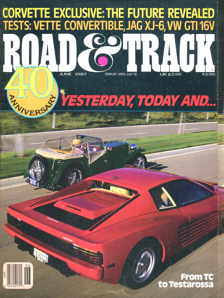 Road and Track Jun 1987 