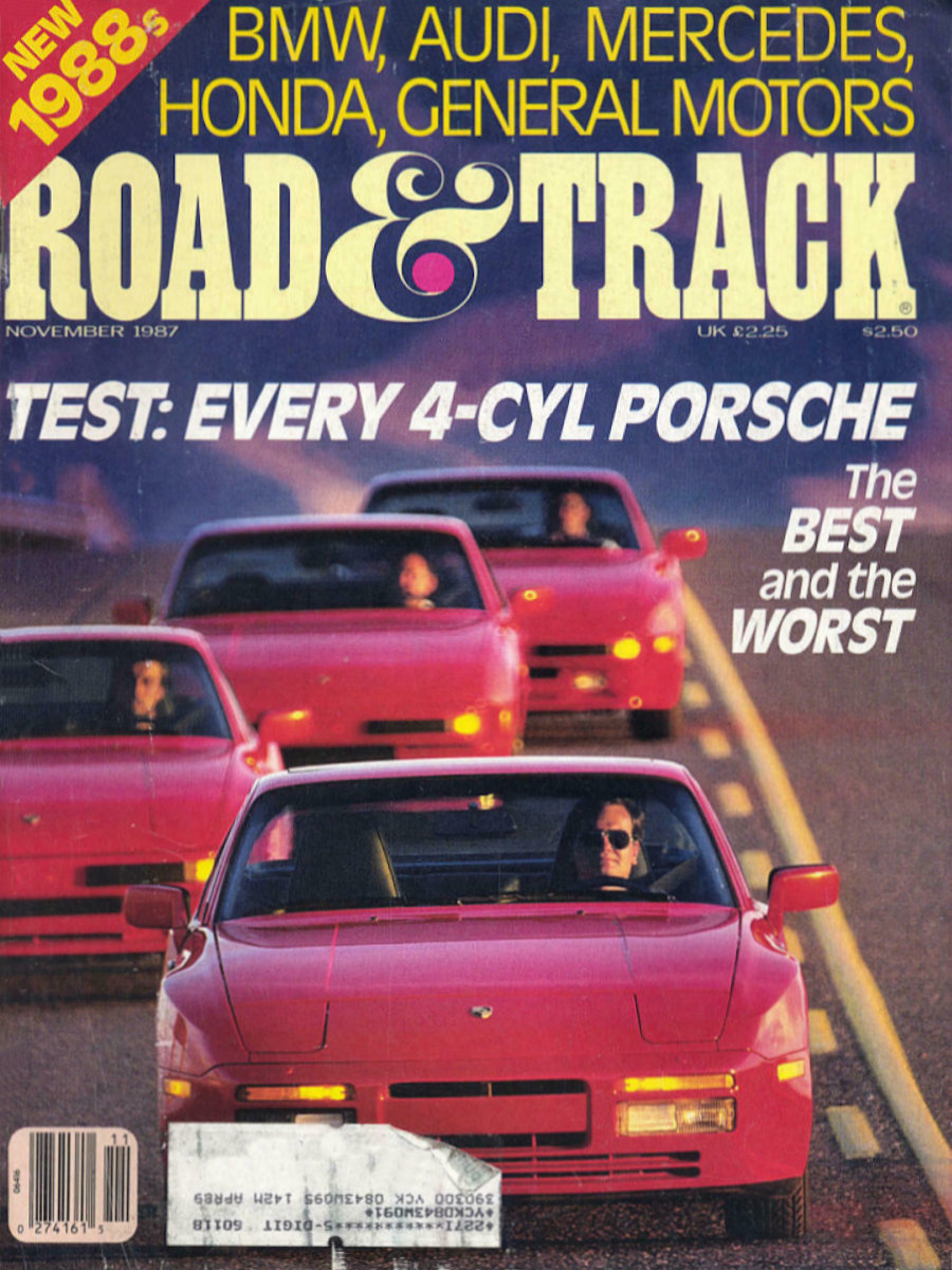 Road and Track Nov 1987 