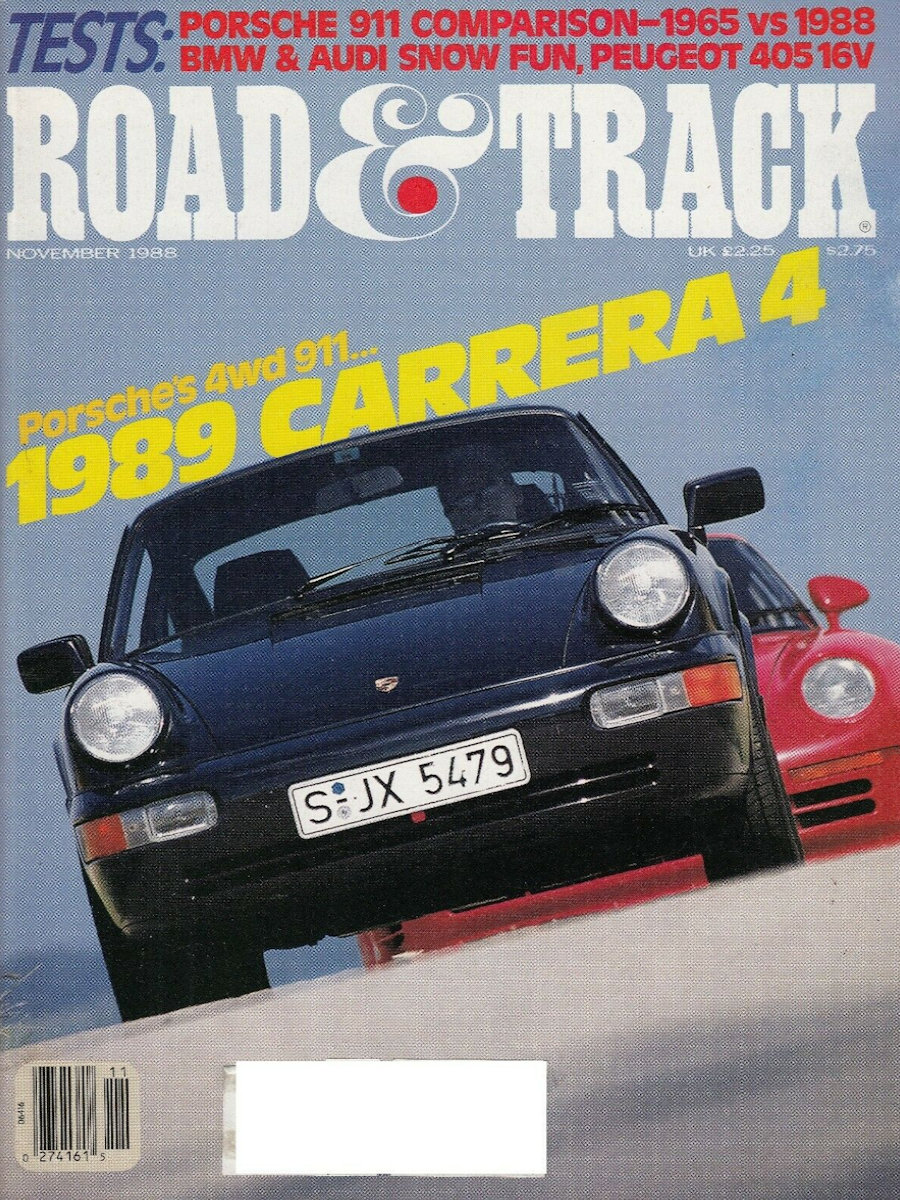 Road and Track Nov 1988 