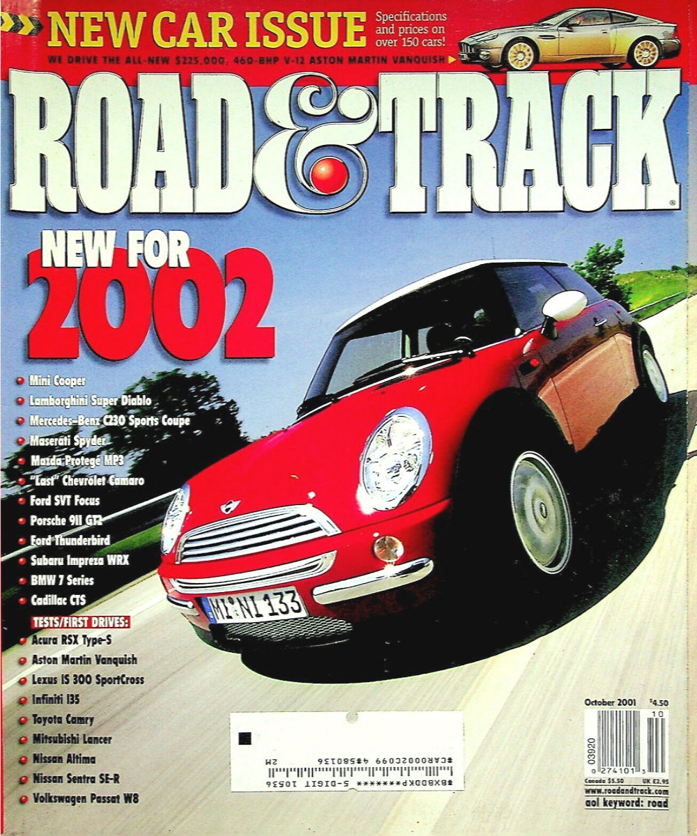 Road and Track Oct 2001