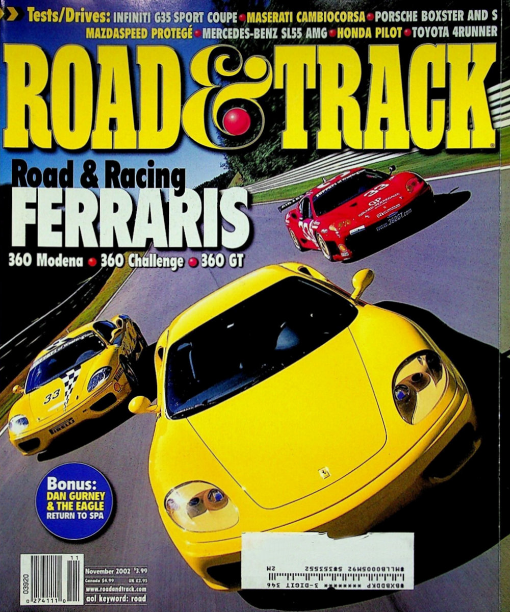 Road and Track Nov 2002