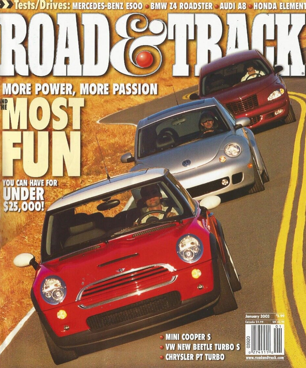 Road and Track Jan 2003
