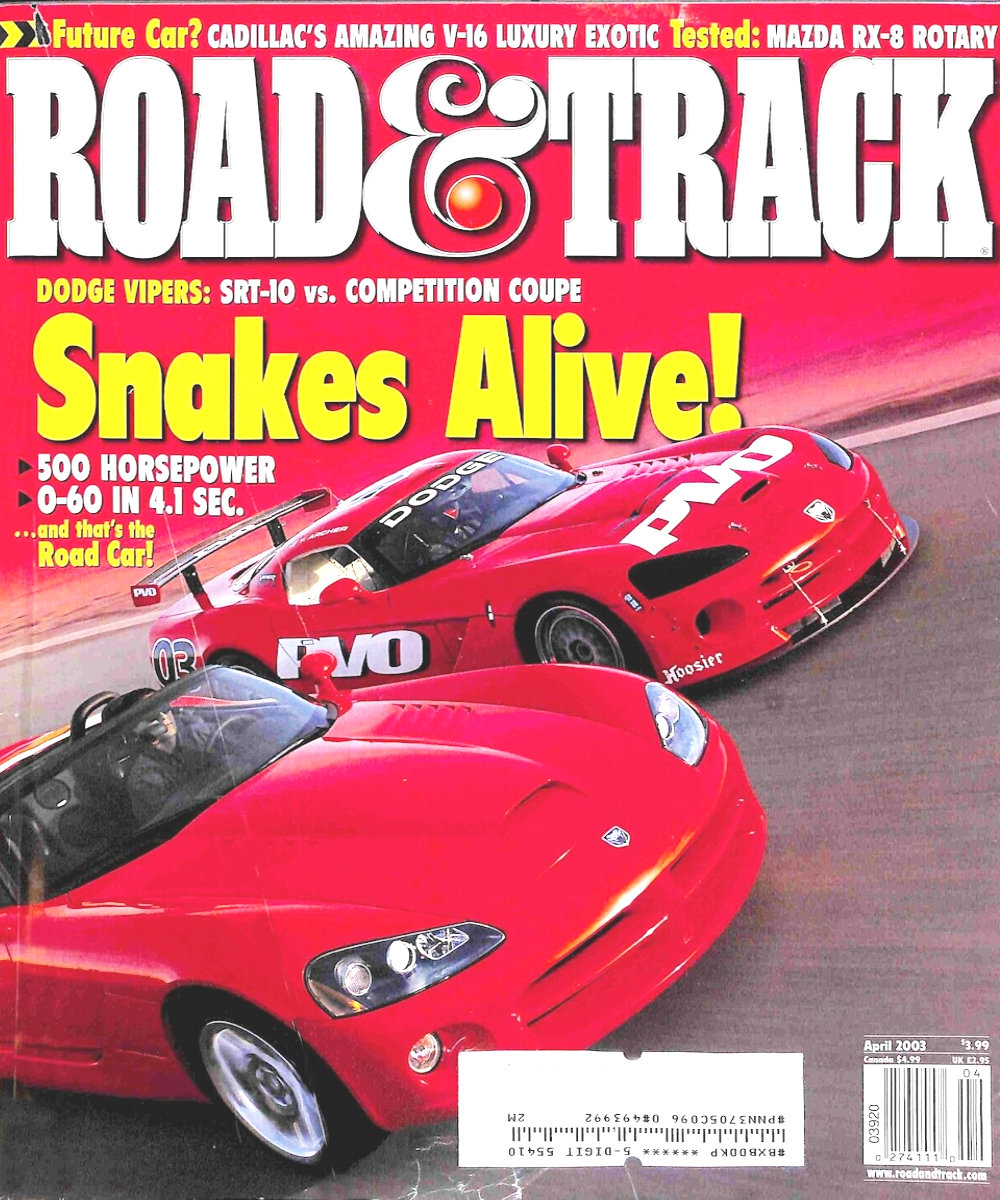 Road and Track Apr 2003