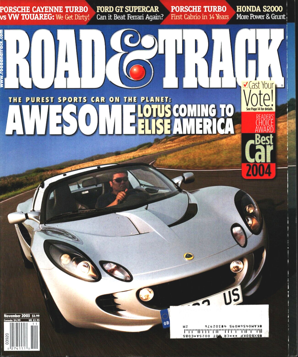 Road and Track Nov 2003