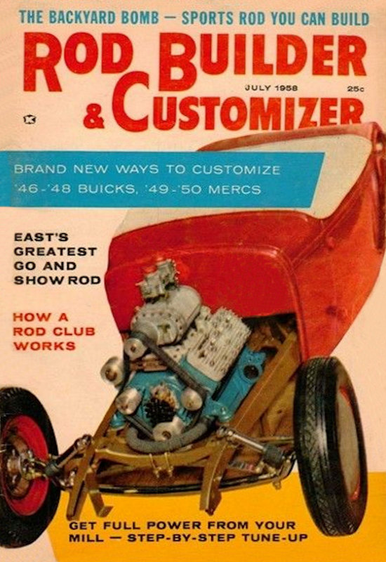 Rod Builder July 1958 