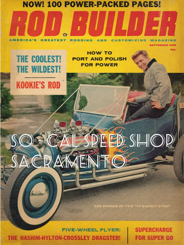 Rod Builder Sept September 1959 