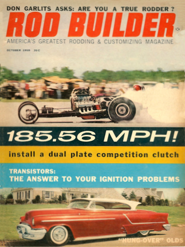 Rod Builder Oct October 1959 