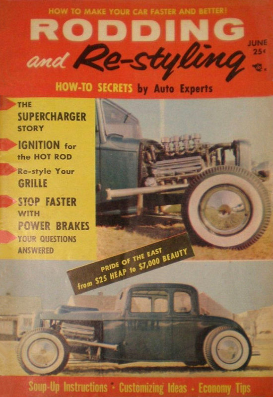 Rodding and Restyling June 1955 