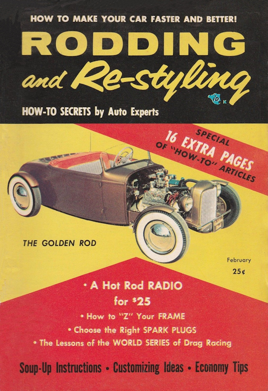 Rodding and Restyling Feb February 1956