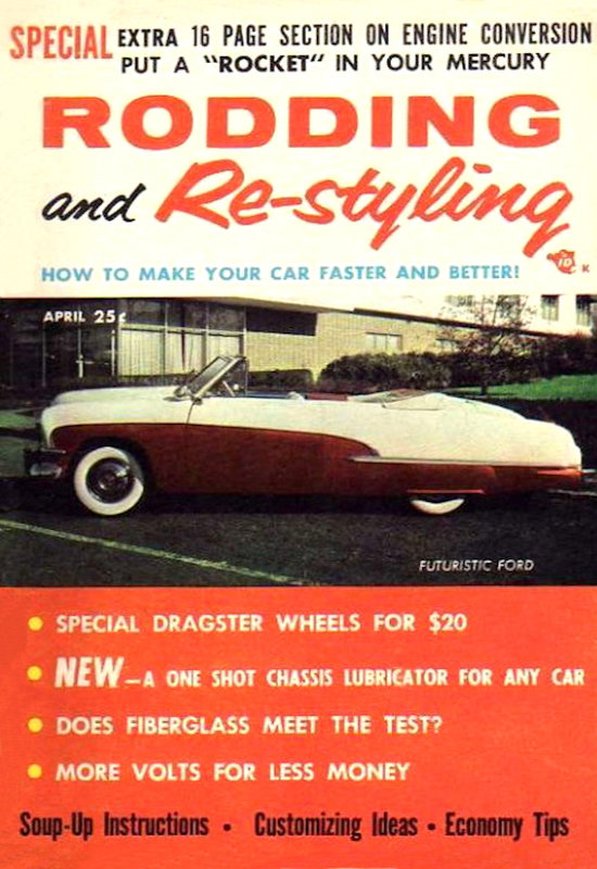 Rodding and Restyling Apr April 1956 