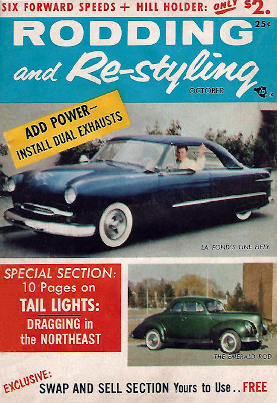 Rodding and Restyling Oct October 1957