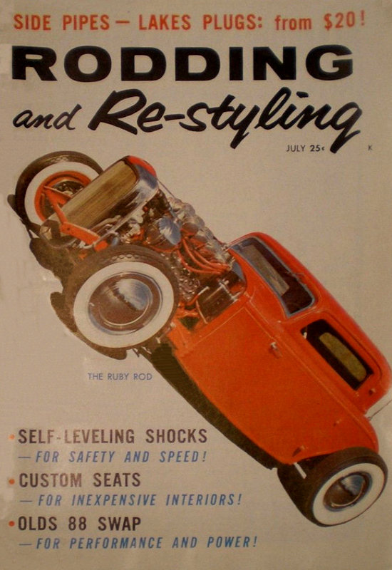 Rodding and Restyling July 1958 