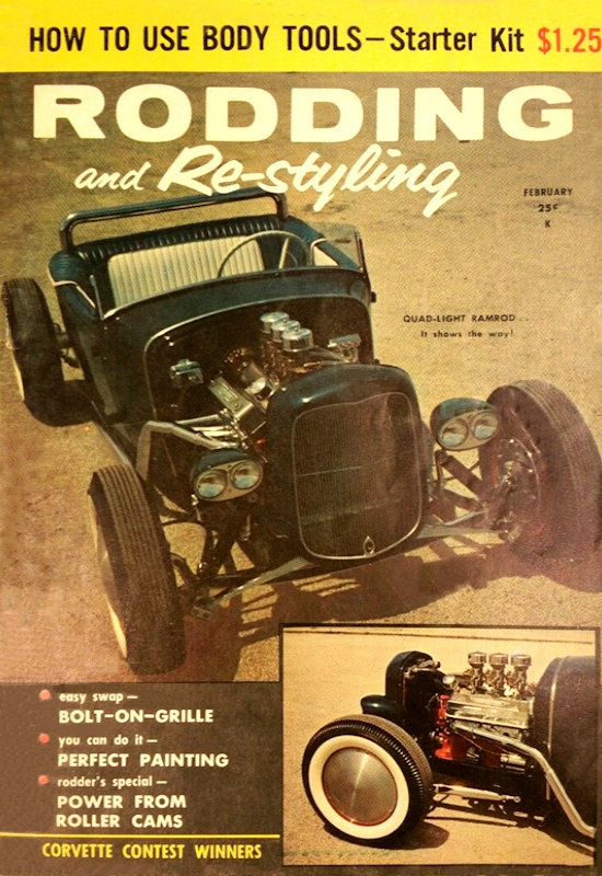 Rodding and Restyling Feb February 1959